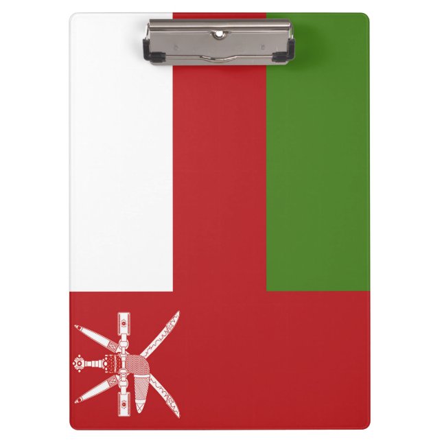 Porte-bloc Drapeau d'Oman (Devant)