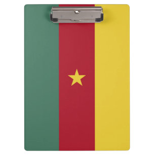 Porte-bloc drapeau du Cameroun