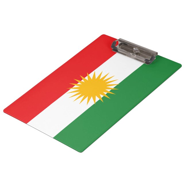 Porte-bloc Drapeau du Kurdistan (Incliné)
