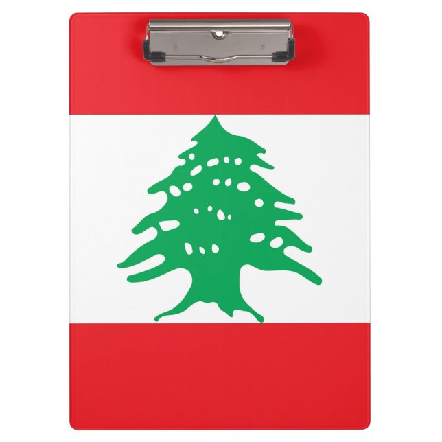 Porte-bloc drapeau du Liban (Devant)