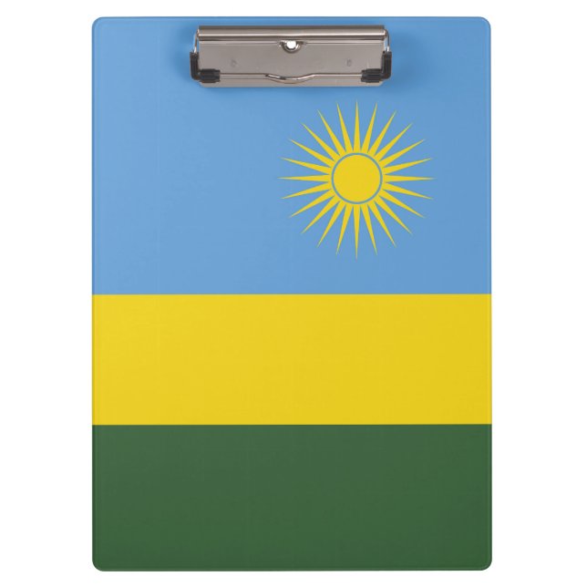Porte-bloc Drapeau du Rwanda (Devant)