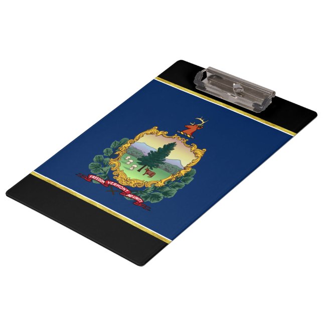 Porte-bloc Drapeau du Vermont (Incliné)