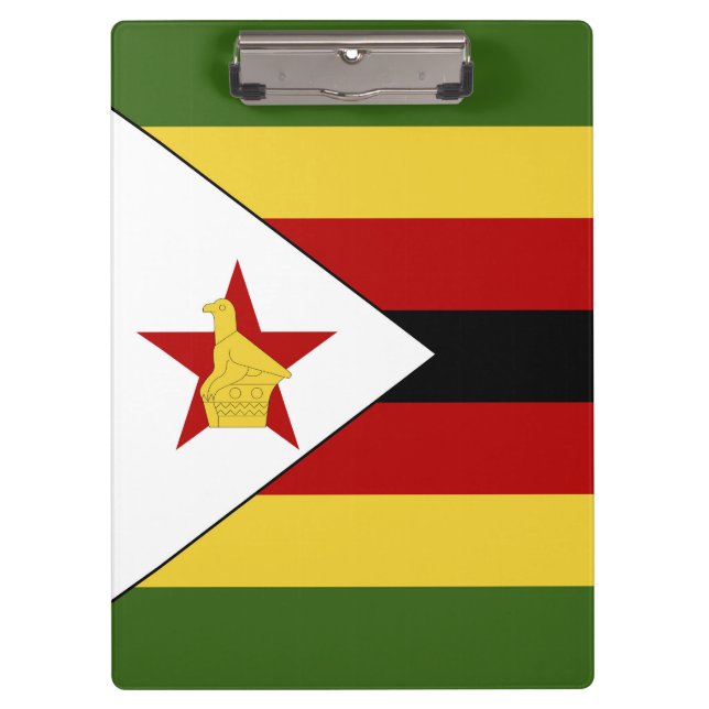 Porte-bloc drapeau du Zimbabwe (Devant)