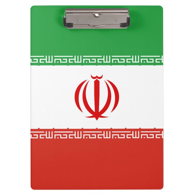Porte-bloc Drapeau iranien (Devant)