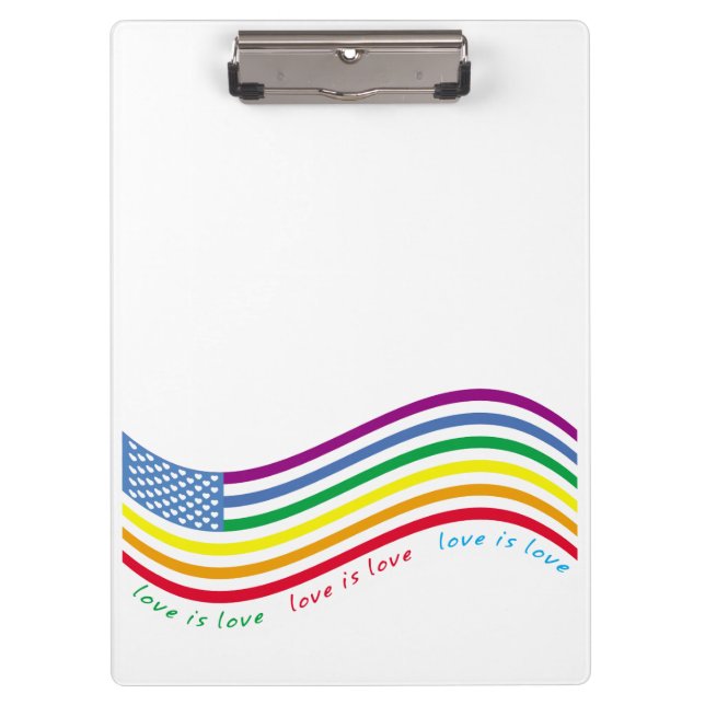 Porte-bloc Drapeau LGBT (Devant)