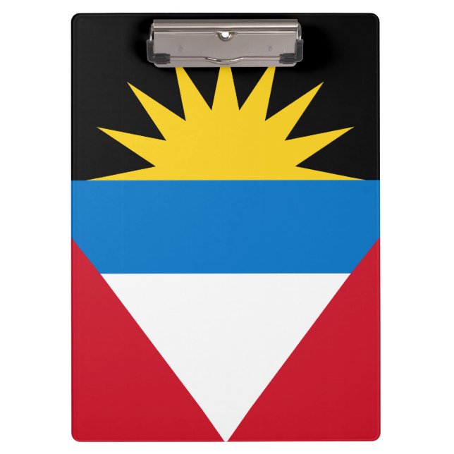 Porte-bloc Drapeau patriotique d'Antigua-et-Barbuda (Devant)