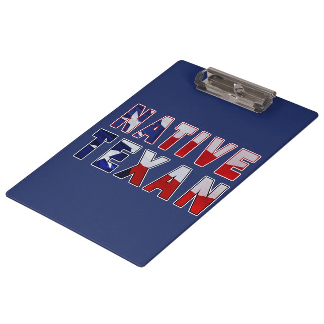 Porte-bloc Drapeau texan natif (Incliné)
