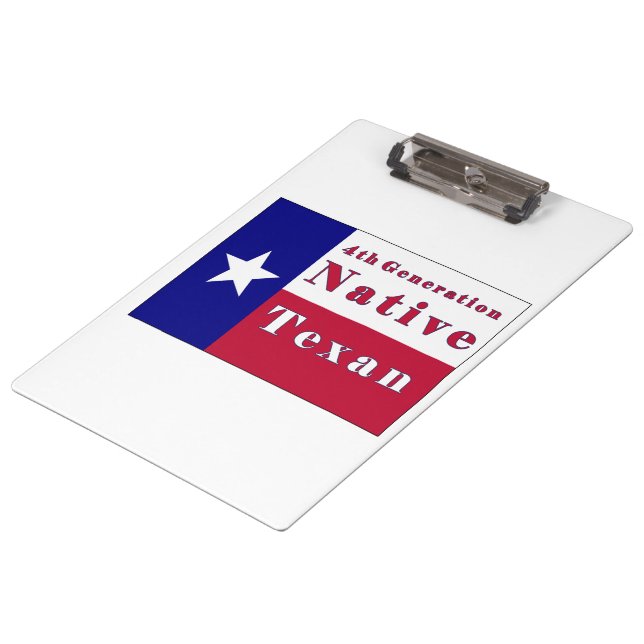 Porte-bloc Drapeau texan natif de 4e génération (Incliné)