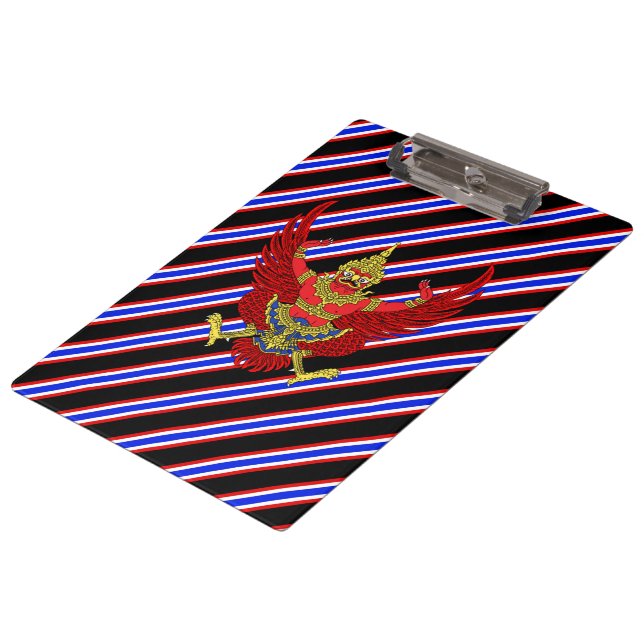 Porte-bloc Drapeau thaïlandais de rayures (Incliné)