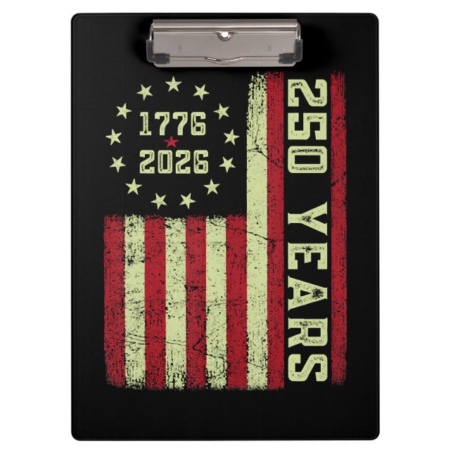 Porte-bloc Drapeau USA 250e anniversaire (Devant)