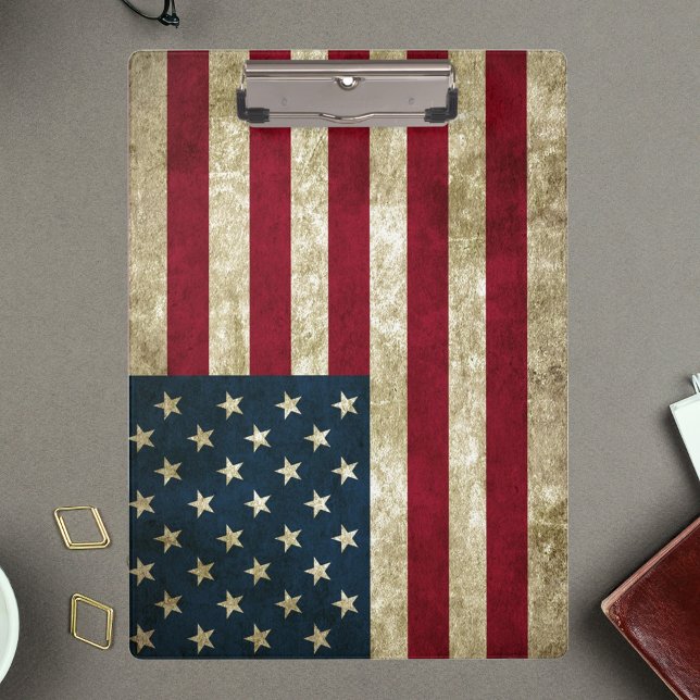 Porte-bloc Drapeau USA Grunge (Créateur téléchargé)