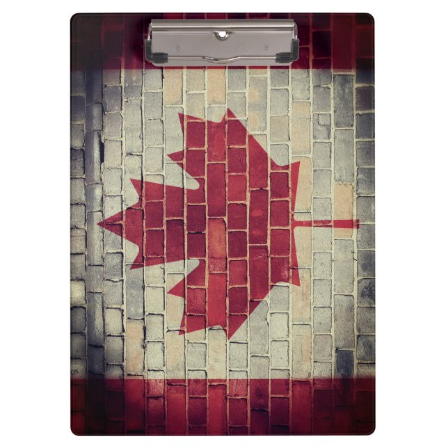 Porte-bloc Drapeau vintage Canada (Devant)
