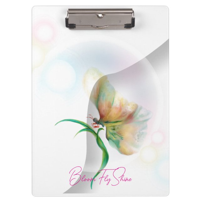 Porte-bloc Dreamy Pastel Butterfly porte - bloc (Devant)