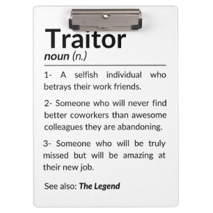 Porte-bloc Drôle collègue d'adieu, collègue quittant son empl