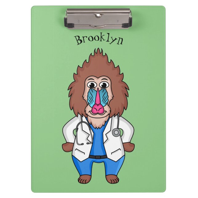 Porte-bloc Drôle manuel dessin d'un médecin (Devant)