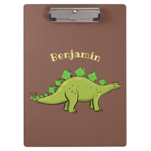 Porte-bloc Drôle stegosaurus dinosaure dessin animé