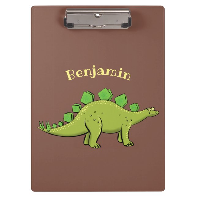 Porte-bloc Drôle stegosaurus dinosaure dessin animé (Devant)