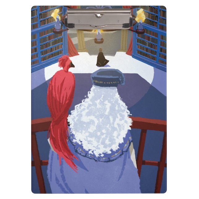 Porte-bloc Dumbledore & Fawkes sur Balcon (Devant)