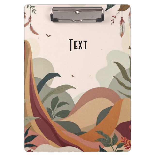 Porte-bloc Earthy Escape (Devant)