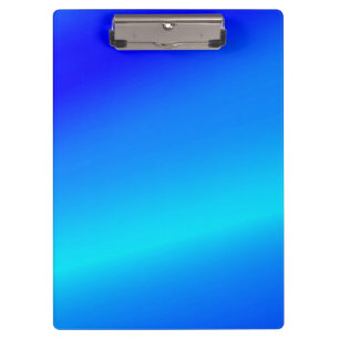 Porte-bloc Eau claire bleu cuivre pastel abstrait