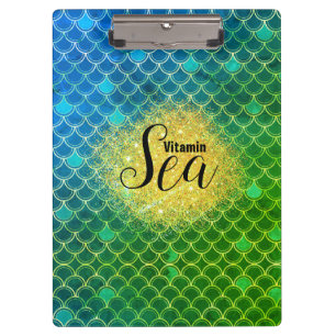 Porte-bloc Écaille de Sirène ou de Dragon Vitamine Mer Aqua O