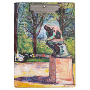 Porte-bloc Edvard Munch - Le penseur de Rodin