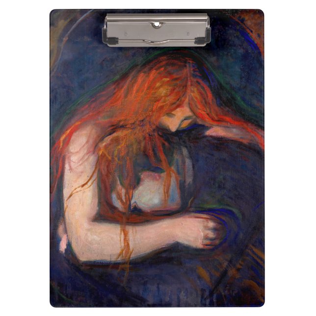 Porte-bloc Edvard Munch - Vampire / Amour et douleur (Devant)