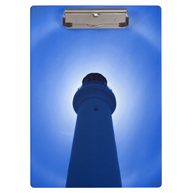 Porte-bloc Effet phare - Bleu (Devant)