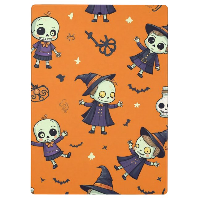 Porte-bloc Éffrayant Chic Halloween Coussin - Festive (Dos)