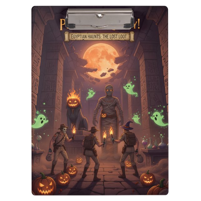 Porte-bloc Egyptian Halloween clipboard (Devant)