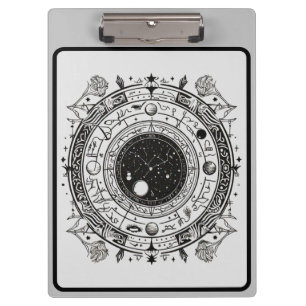 Porte-bloc Elégance céleste : Zodiac & Constellation Designs