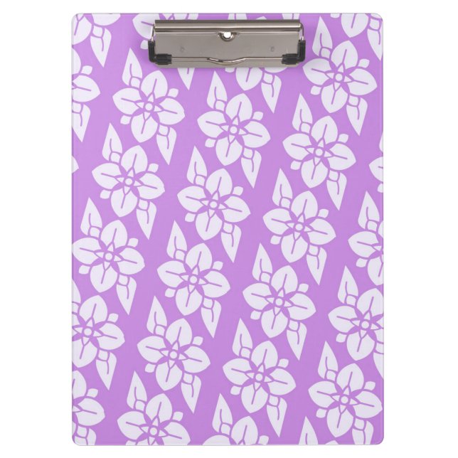 Porte-bloc Élégant Motif de fleurs (Devant)