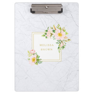 Porte-bloc Élégant Porte - bloc Pastel chic et floral
