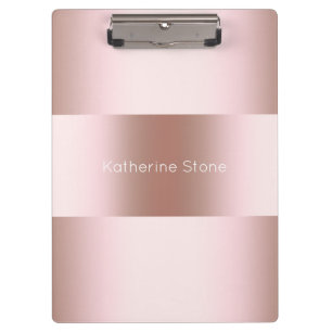 Porte-bloc Élégant rose de poussette moderne motif or