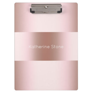 Porte-bloc Élégant rose de poussette moderne motif or