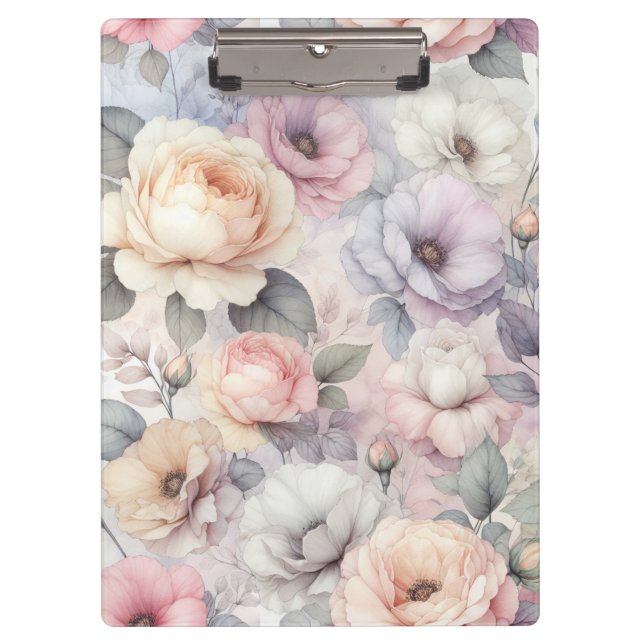 Porte-bloc Élégante floraison Rose (Devant)