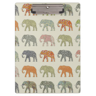 Porte-bloc Eléphant Coloré Animal Motif contemporain