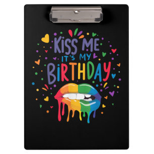 Porte-bloc Embrasse-Moi C'est Mon Anniversaire