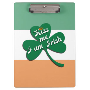 Porte-bloc Embrasse-moi Je suis irlandais