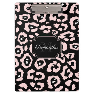 Porte-bloc Empreinte de léopard mignon