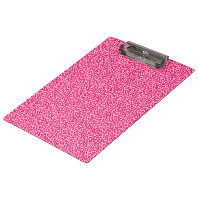 Porte-bloc Empreinte de léopard Pink Cheetah (Incliné)