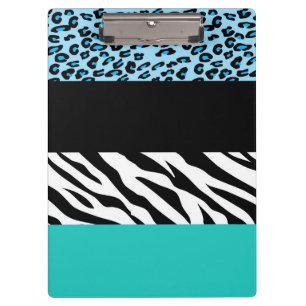 Porte-bloc Empreinte de léopard, Zebra Print, Poster de anima