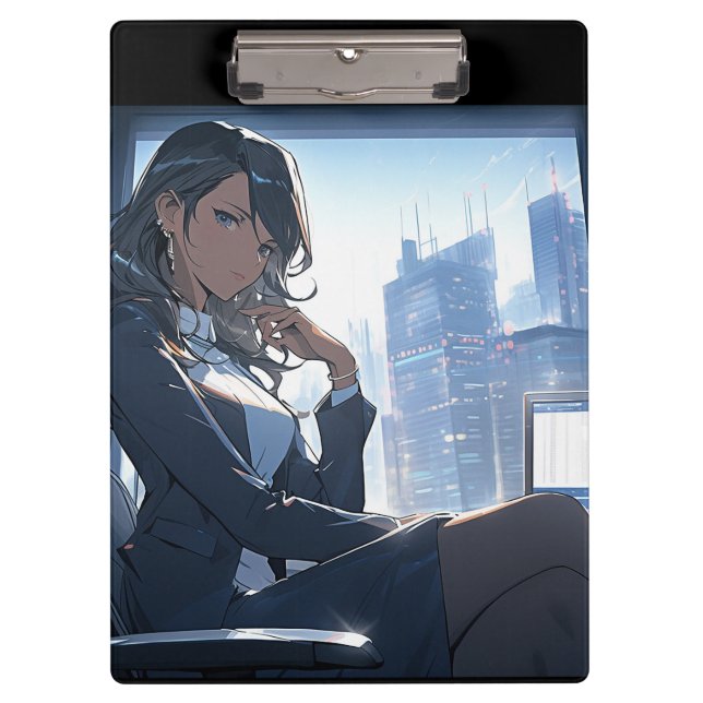 Porte-bloc En fin d'après-midi dans mon bureau (Devant)