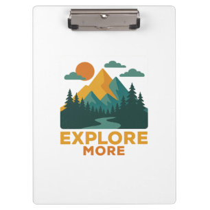 Porte-bloc En savoir plus - Retro Mountain & Forest Adventure