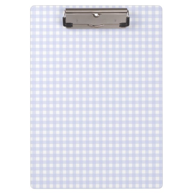 Porte-bloc En vichy violet F & L (Devant)