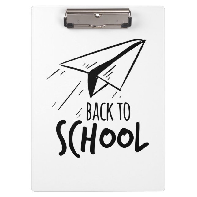 Porte-bloc Enseignant De Retour À L'École (Devant)