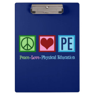 Porte-bloc Enseignant Peace Love PE