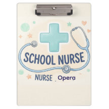 Enseigne personnalisée d'infirmière scolaire vinta