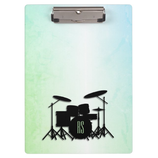 Porte-bloc Ensemble de batterie Monogram Green (Devant)