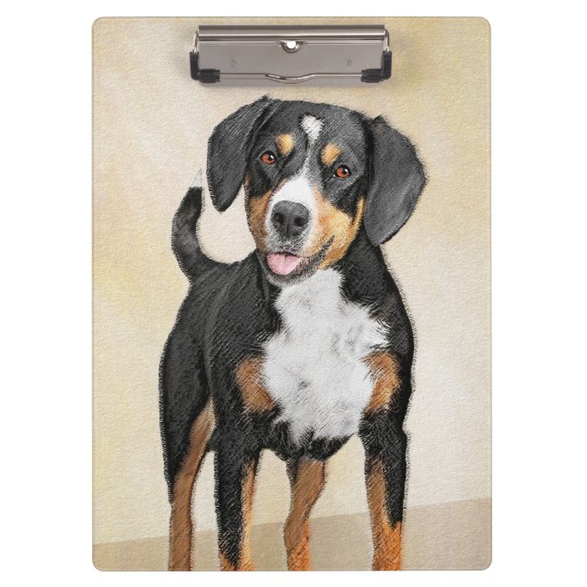 Porte-bloc Entlebucher Mountain Dog Peinture - Art original (Devant)